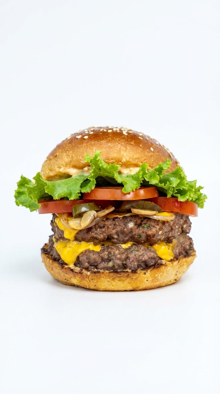 Double Decker Beef Burger